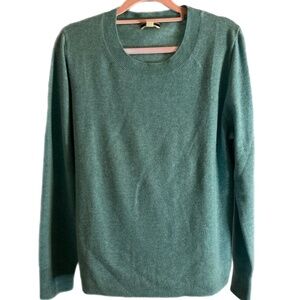 J.Crew LS Cashmere Slim Fit Crewneck Sweater Size XL